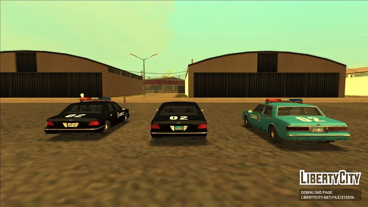 Атмосферный сборник полицейских машин Либерти Сити / GTA San Andreas