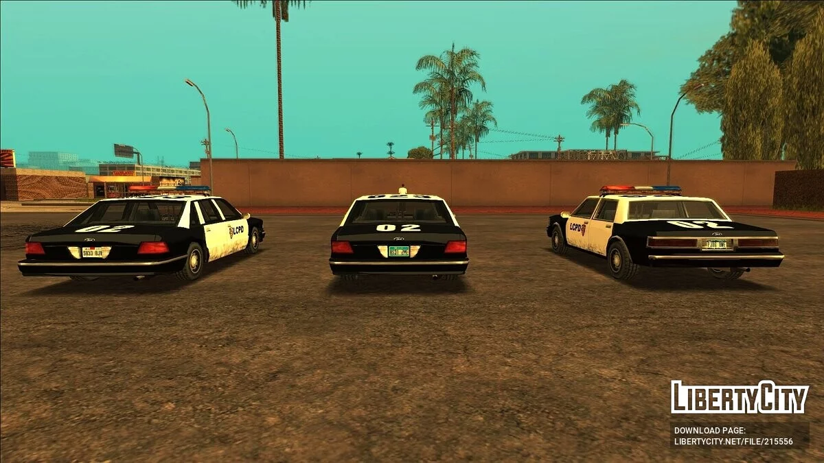 Атмосферный сборник полицейских машин Либерти Сити / GTA San Andreas