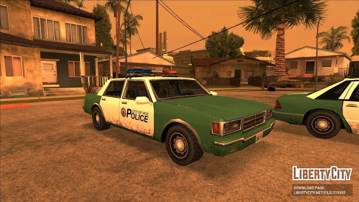 Атмосферный сборник полицейских машин Вайс-Сити / GTA San Andreas