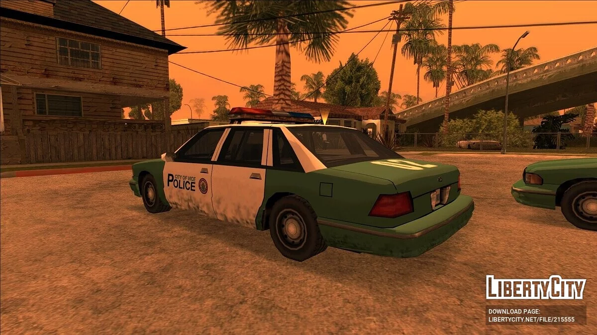Атмосферный сборник полицейских машин Вайс-Сити / GTA San Andreas