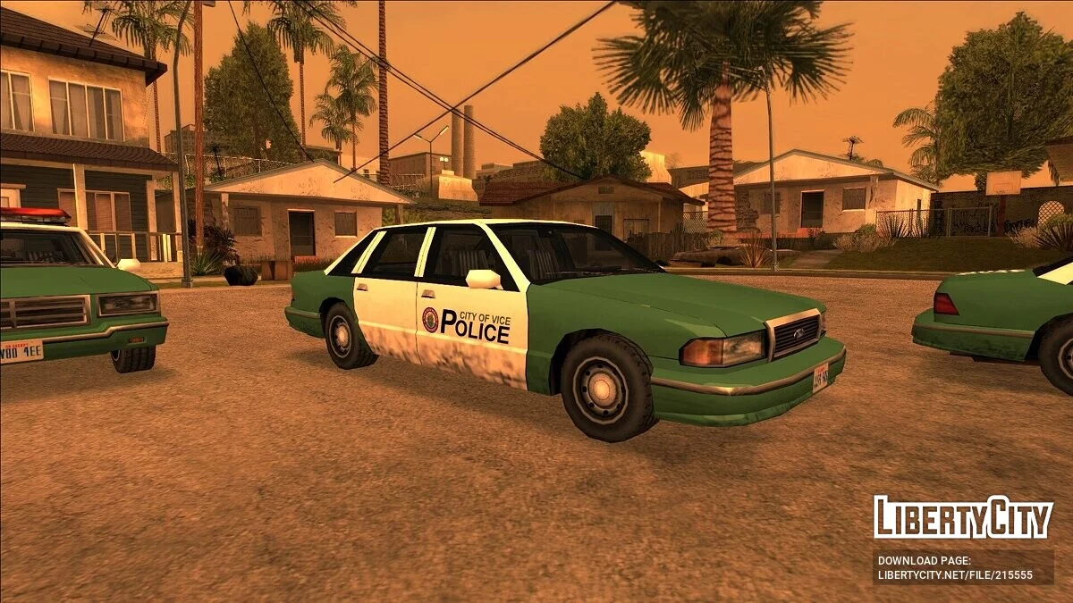 Атмосферный сборник полицейских машин Вайс-Сити / GTA San Andreas