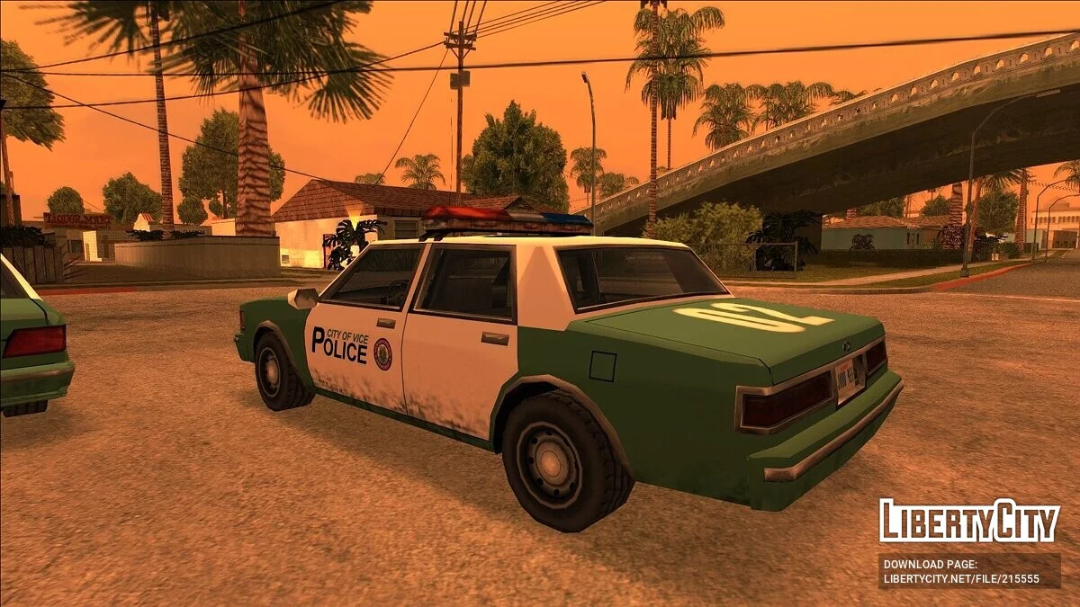Атмосферный сборник полицейских машин Вайс-Сити / GTA San Andreas