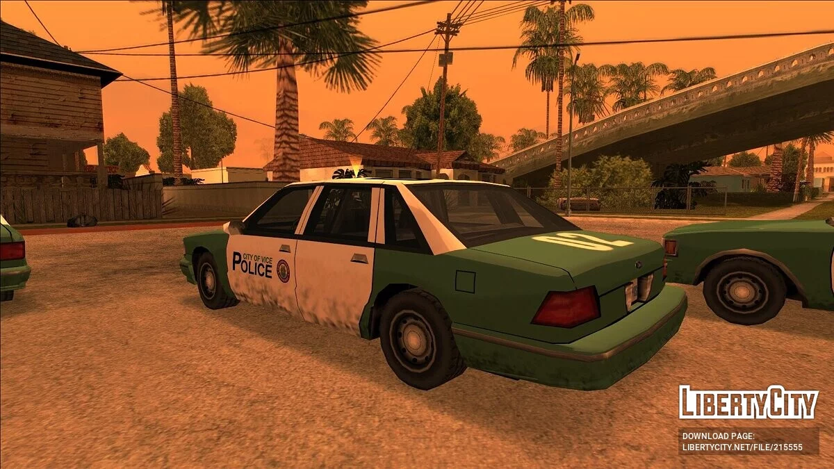 Атмосферный сборник полицейских машин Вайс-Сити / GTA San Andreas