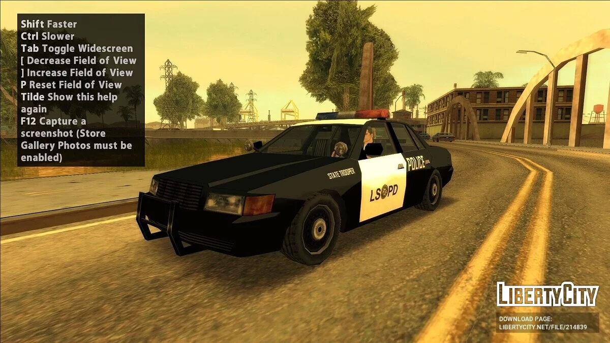 Сборник полицейских машин / GTA San Andreas