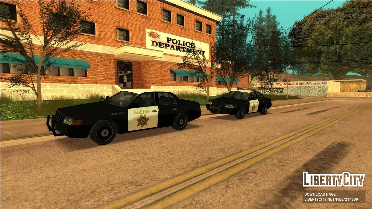 Сборник полицейских машин / GTA San Andreas