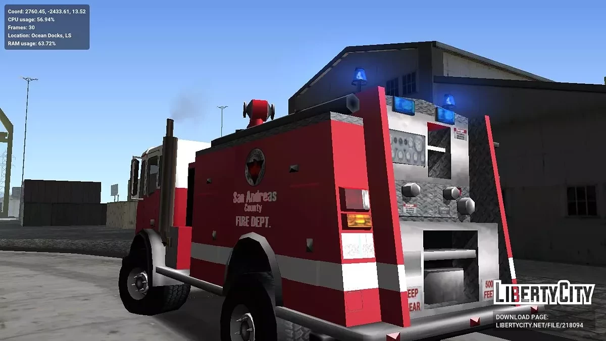 Fire Dune 1992 / GTA San Andreas