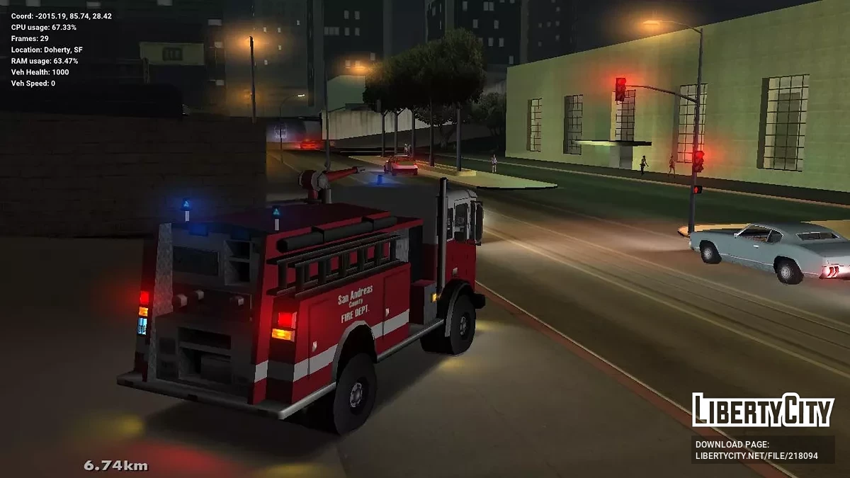 Fire Dune 1992 / GTA San Andreas