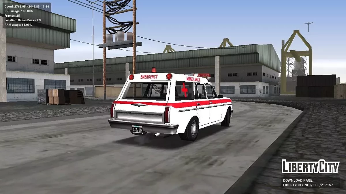 Perenial Ambulance 1967 / GTA San Andreas