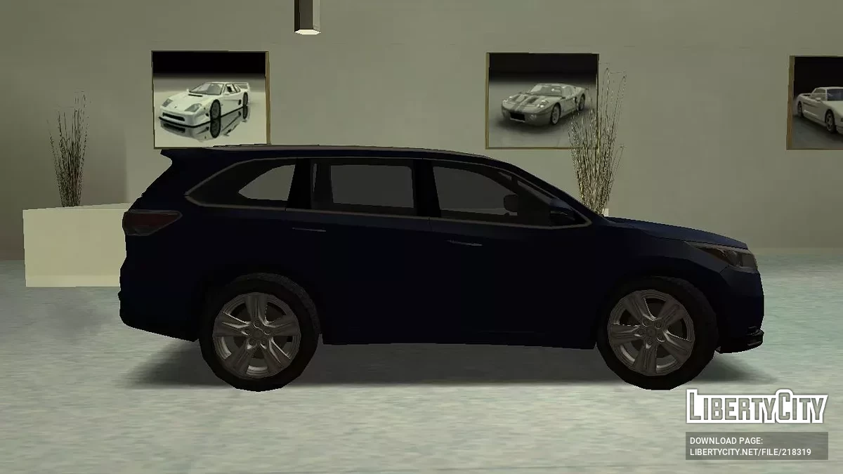 Toyota Highlander 2015 Lowpoly / GTA San Andreas