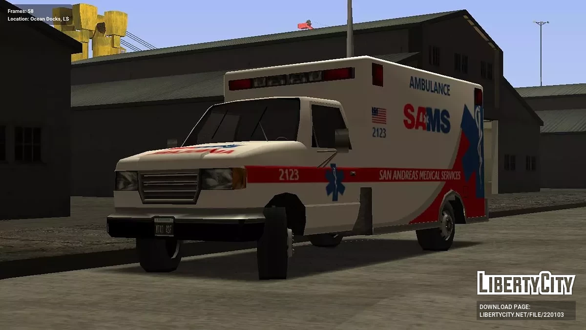 Скорая помощь SAMS (Пародия на AMR) / GTA San Andreas