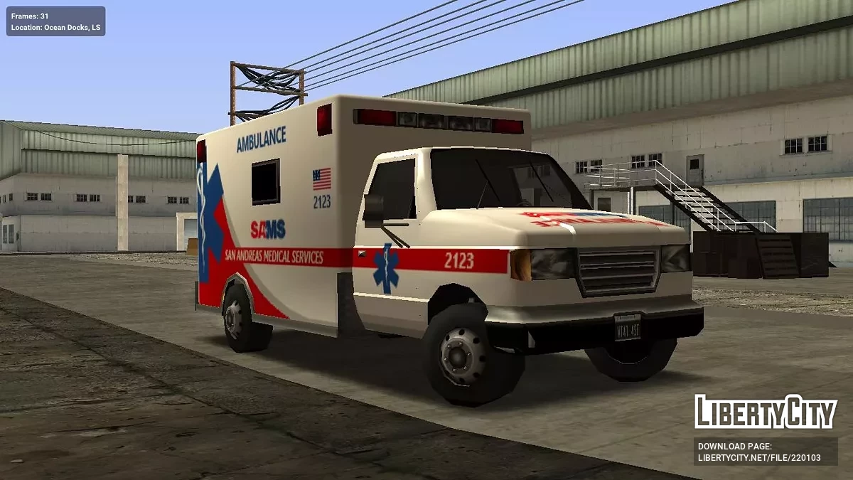 Скорая помощь SAMS (Пародия на AMR) / GTA San Andreas