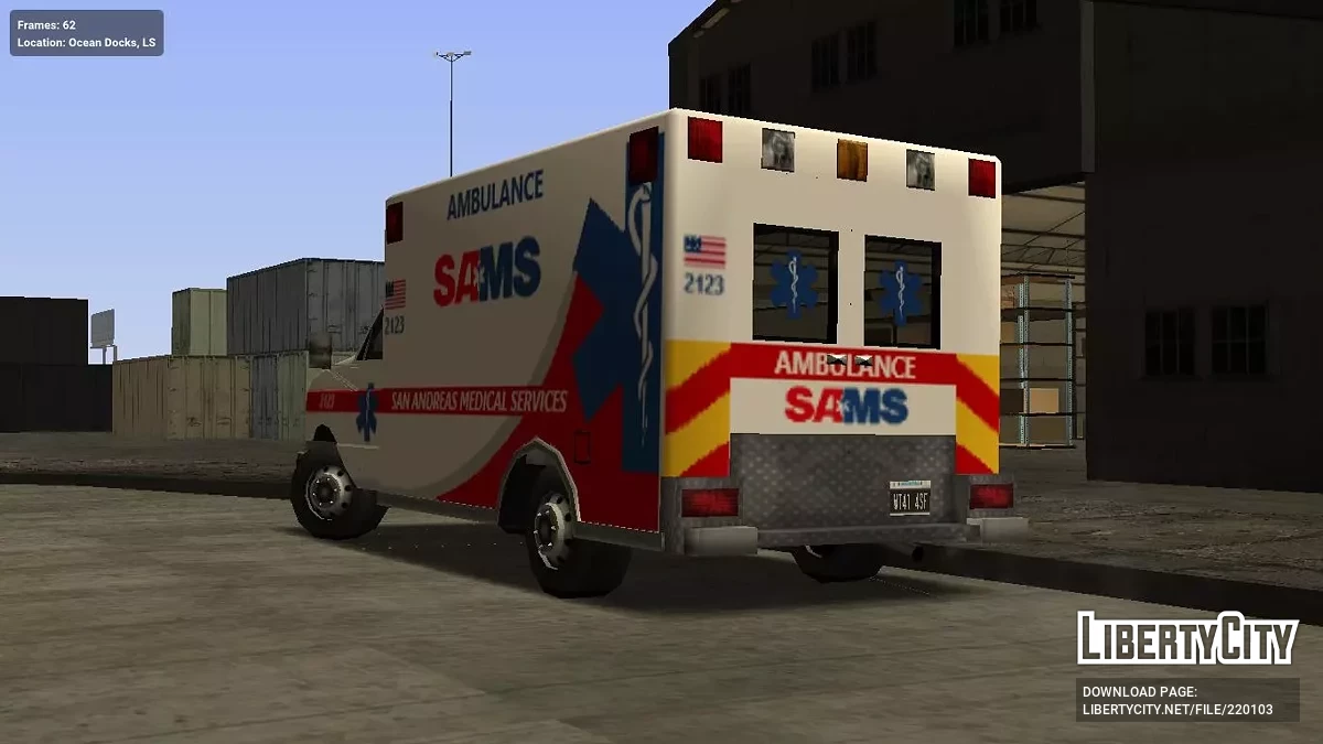 Скорая помощь SAMS (Пародия на AMR) / GTA San Andreas