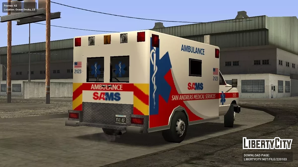 Скорая помощь SAMS (Пародия на AMR) / GTA San Andreas