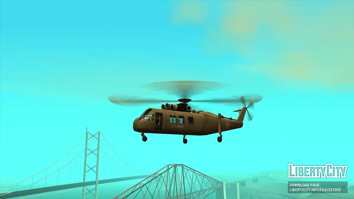 H-62 Quapaw из Just Cause 2 / GTA San Andreas