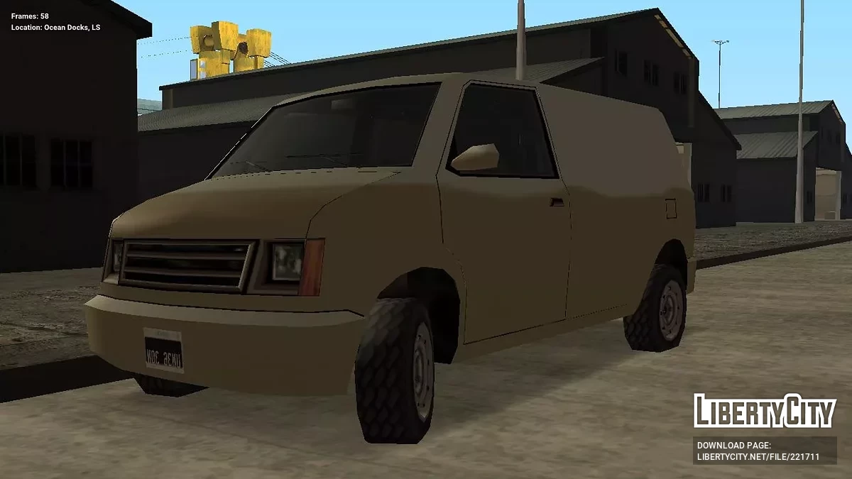 Фургон Moonbeam [SA Style & IVF] / GTA San Andreas