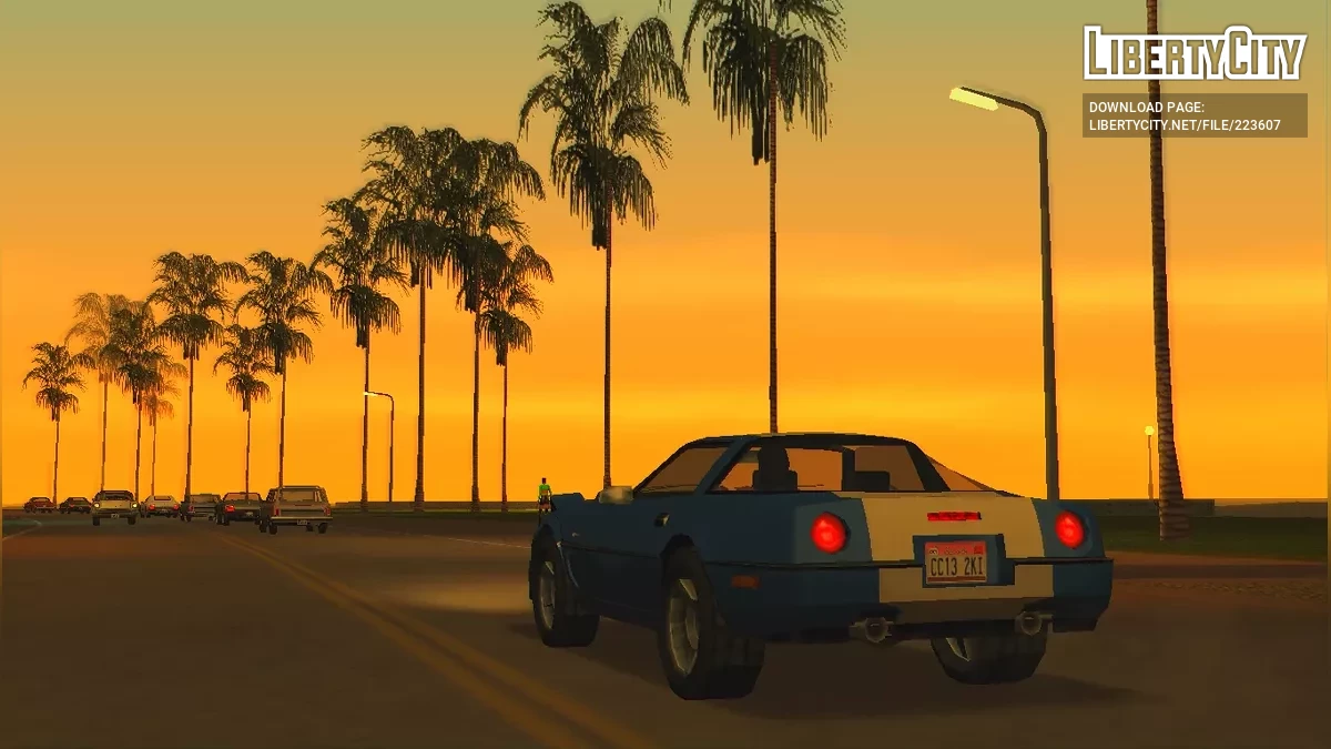 1983 Invetero Coquette Z29 (SA Style - VC Banshee remake) / GTA San Andreas