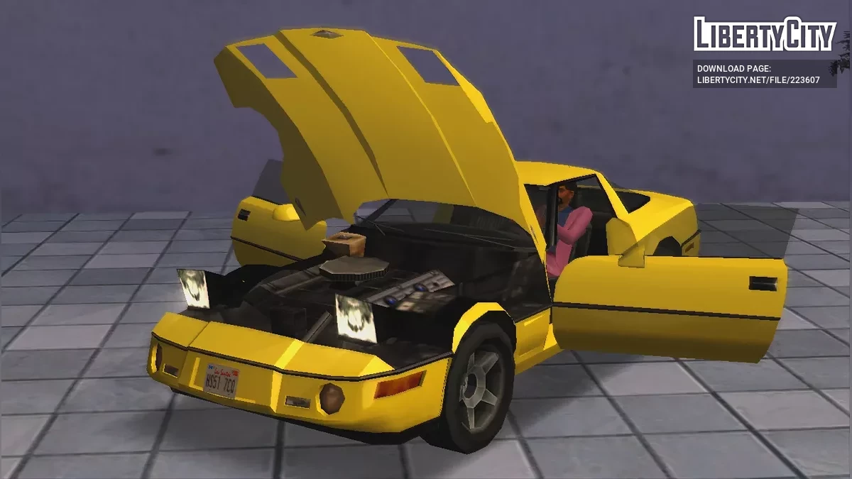 1983 Invetero Coquette Z29 (SA Style - VC Banshee remake) / GTA San Andreas