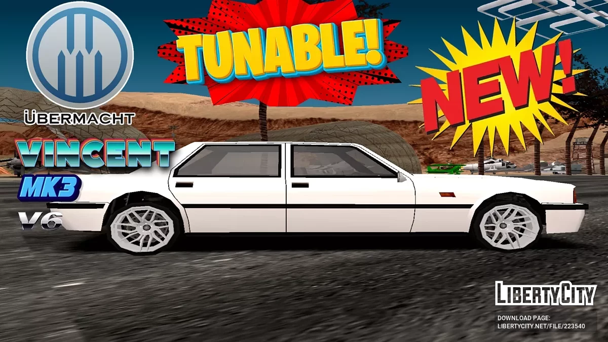 Ubermacht Vincent MK3 V6 Tunable / GTA San Andreas