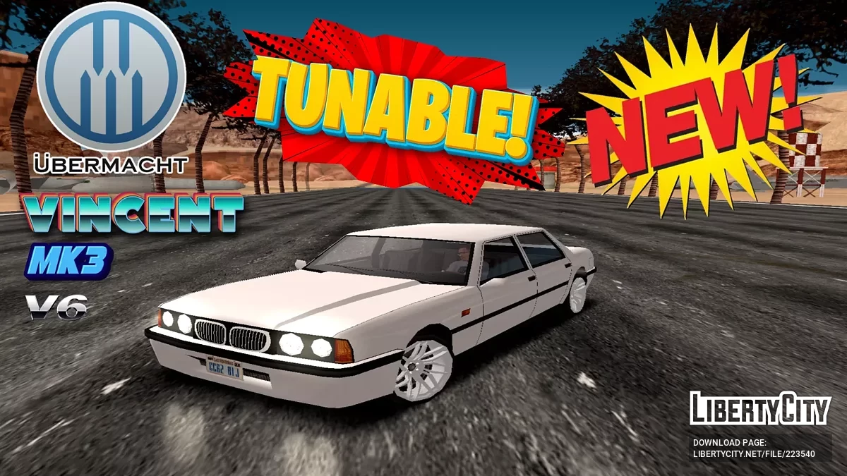 Ubermacht Vincent MK3 V6 Tunable / GTA San Andreas