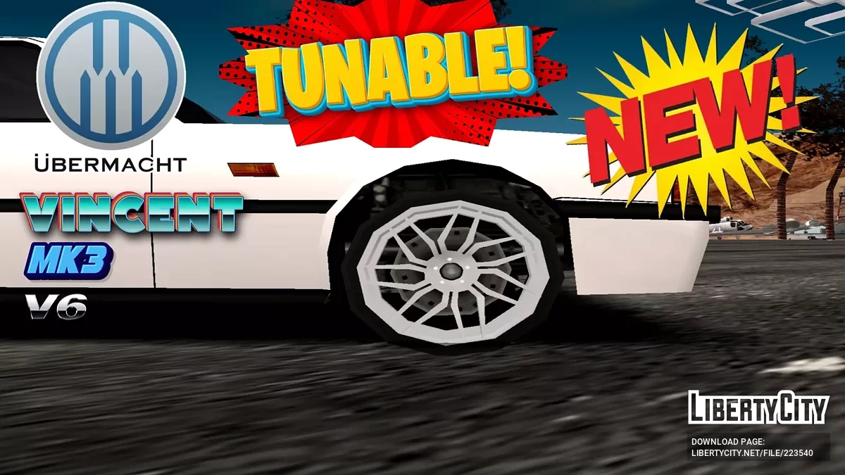 Ubermacht Vincent MK3 V6 Tunable / GTA San Andreas