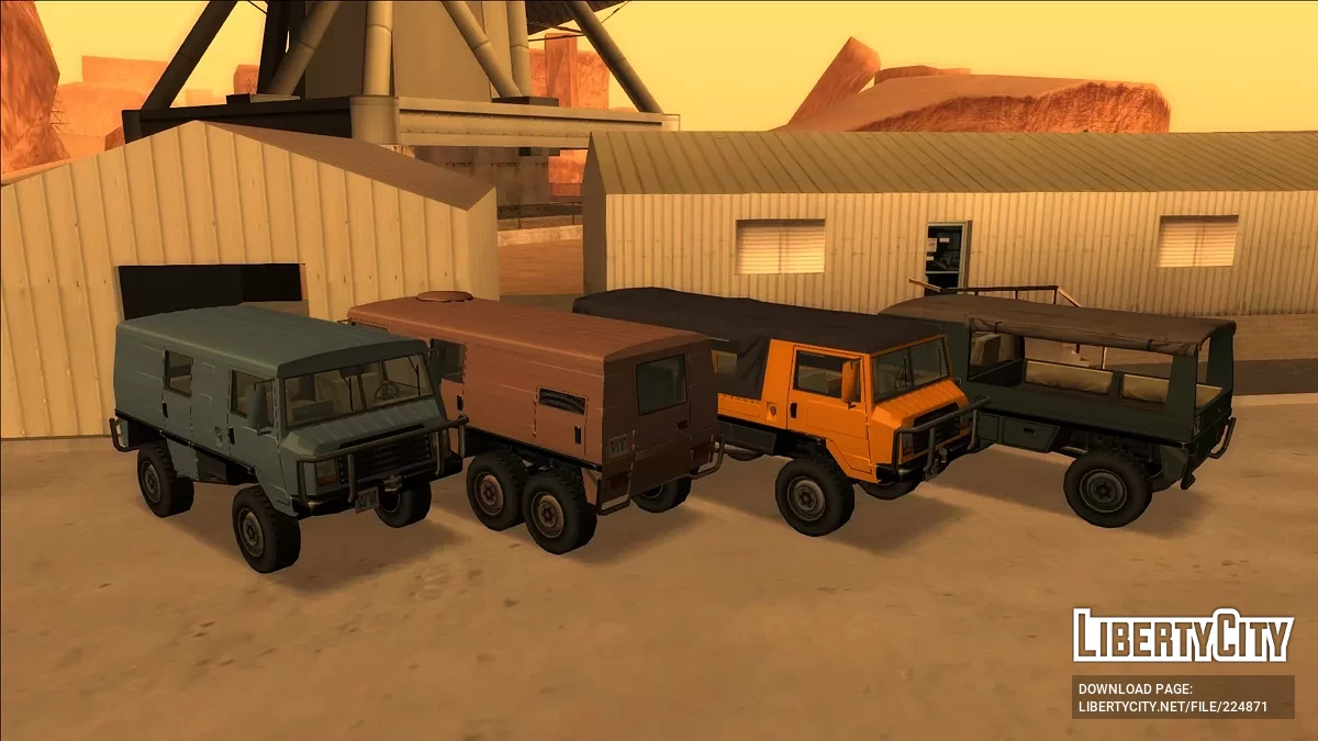 '87 Benefactor Natter (Steyr-Puch Pinzgauer в стиле SA) / GTA San Andreas