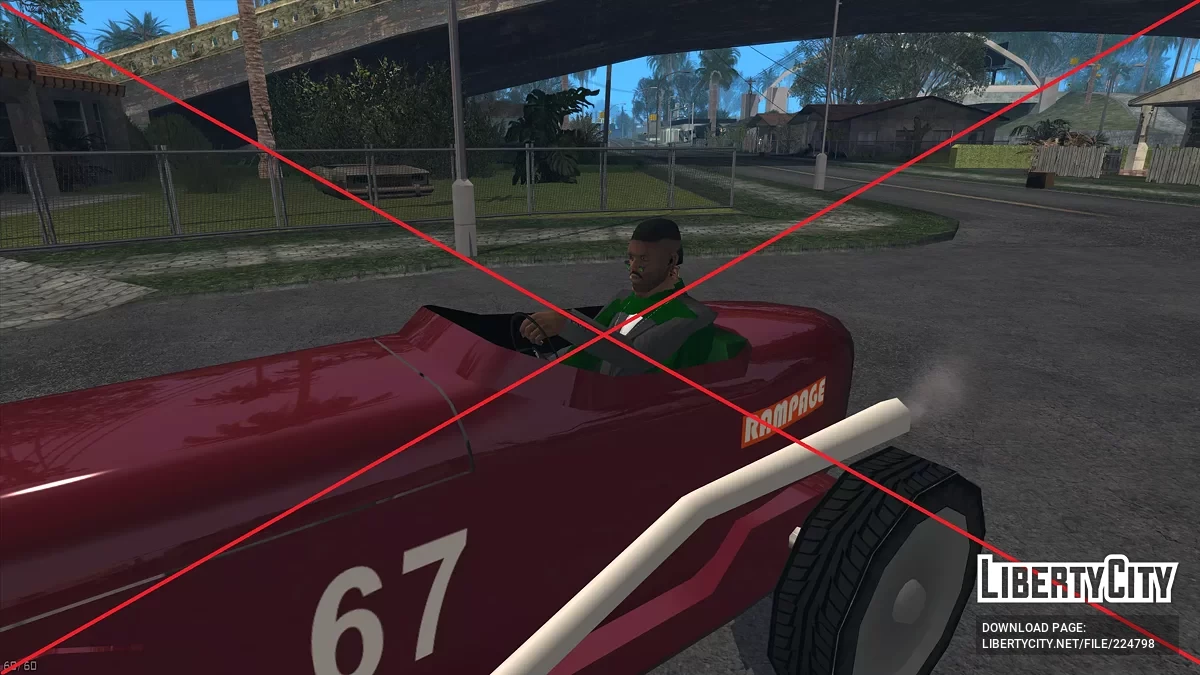 Исправление гоночной машины Champion / GTA San Andreas
