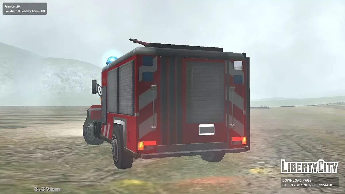 MTL Outrider VUGD (Латвийская государственная пожарная служба) / GTA San Andreas