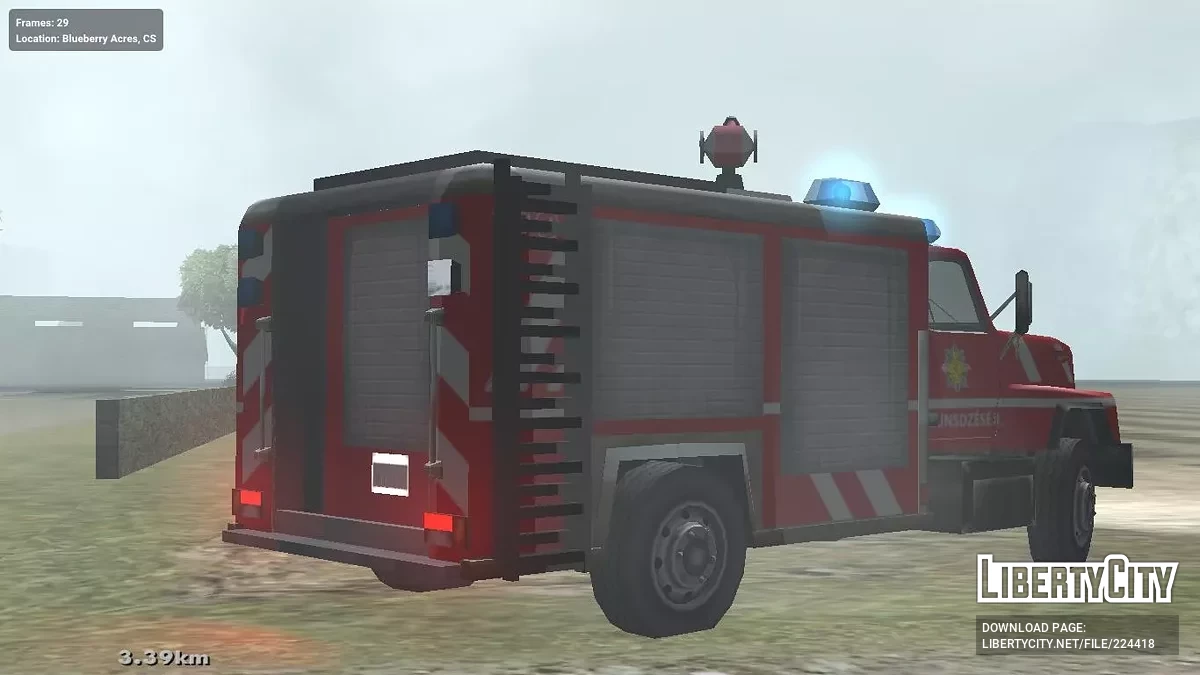 MTL Outrider VUGD (Латвийская государственная пожарная служба) / GTA San Andreas