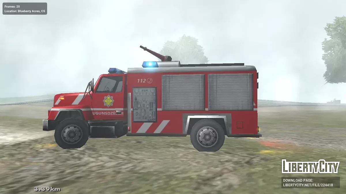 MTL Outrider VUGD (Латвийская государственная пожарная служба) / GTA San Andreas