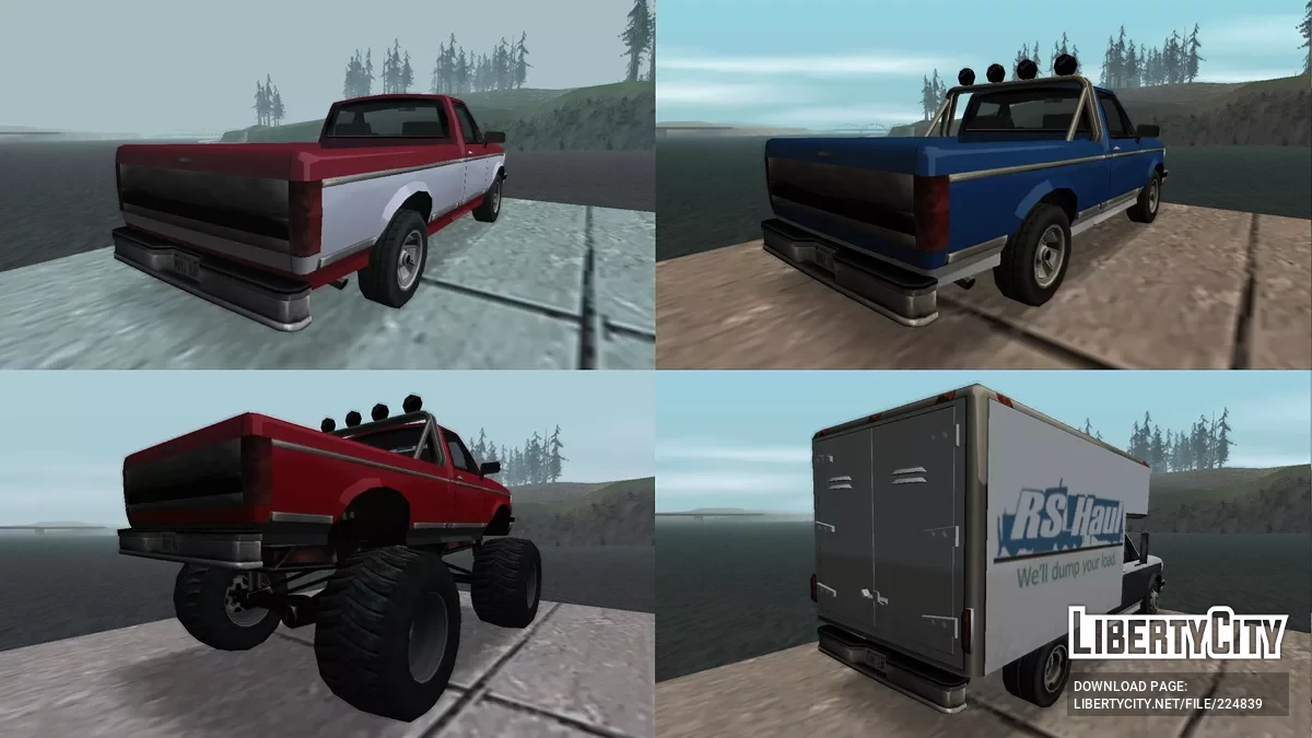 Next Gen Benson and Exceller Pack / GTA San Andreas