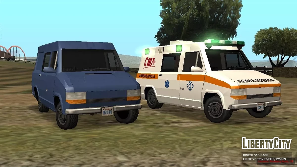 Veltra Apex 99's (+ версия для скорой помощи) [IVF + EML] / GTA San Andreas