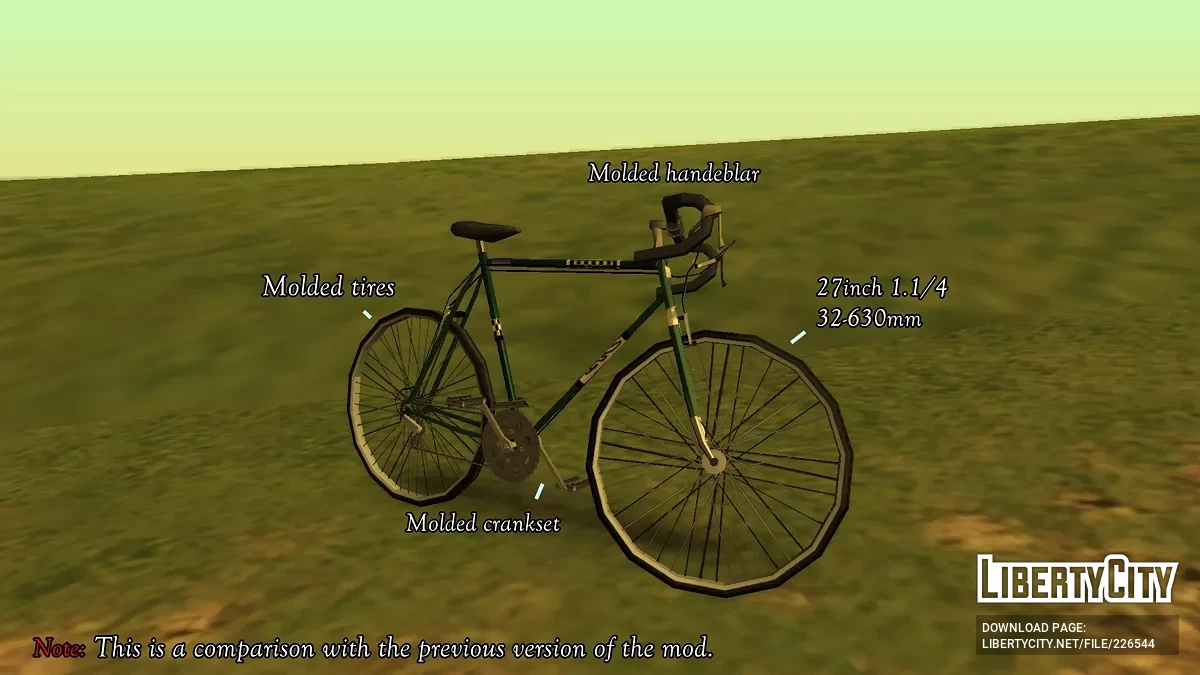 Скоростной велосипед - стиль SA / GTA San Andreas