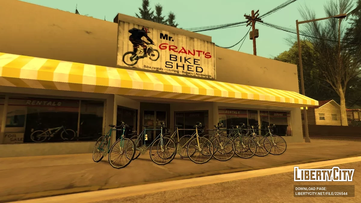 Скоростной велосипед - стиль SA / GTA San Andreas