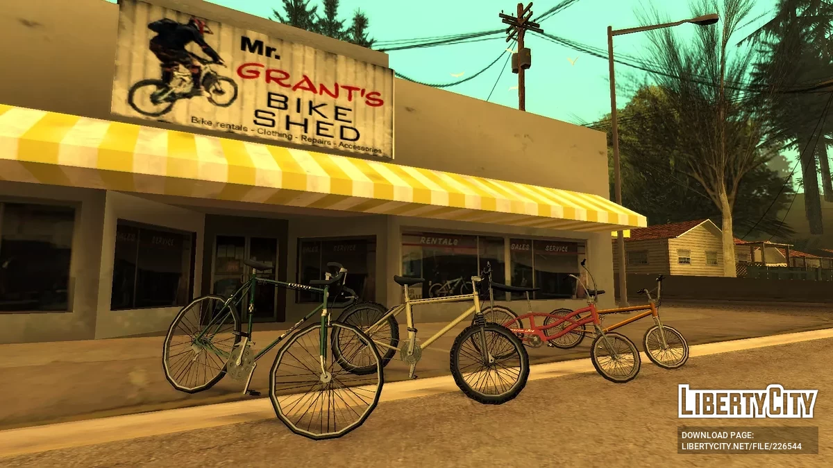 Скоростной велосипед - стиль SA / GTA San Andreas