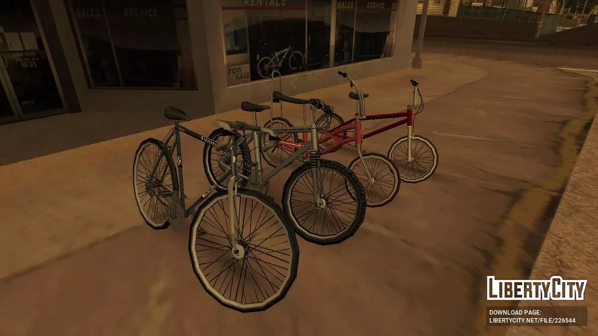 Скоростной велосипед - стиль SA / GTA San Andreas