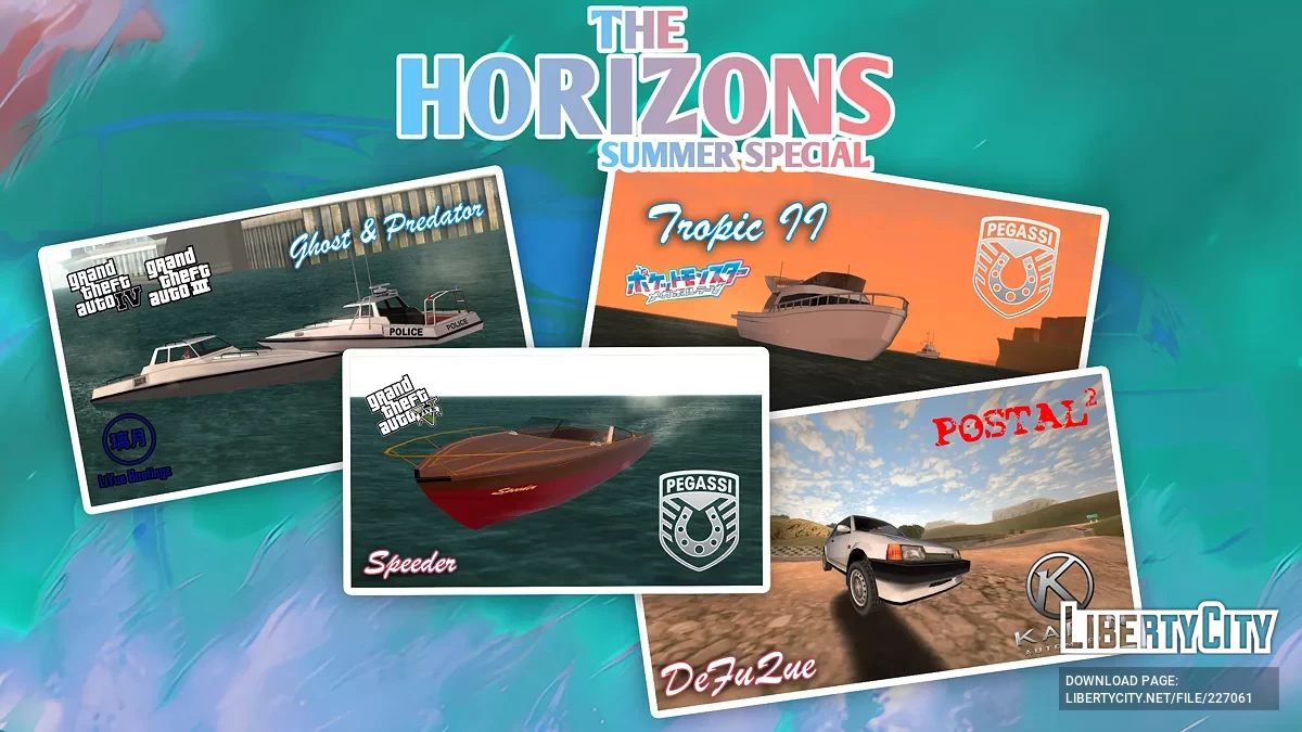 Летний специальный пакет Horizons (в стиле SA) / GTA San Andreas