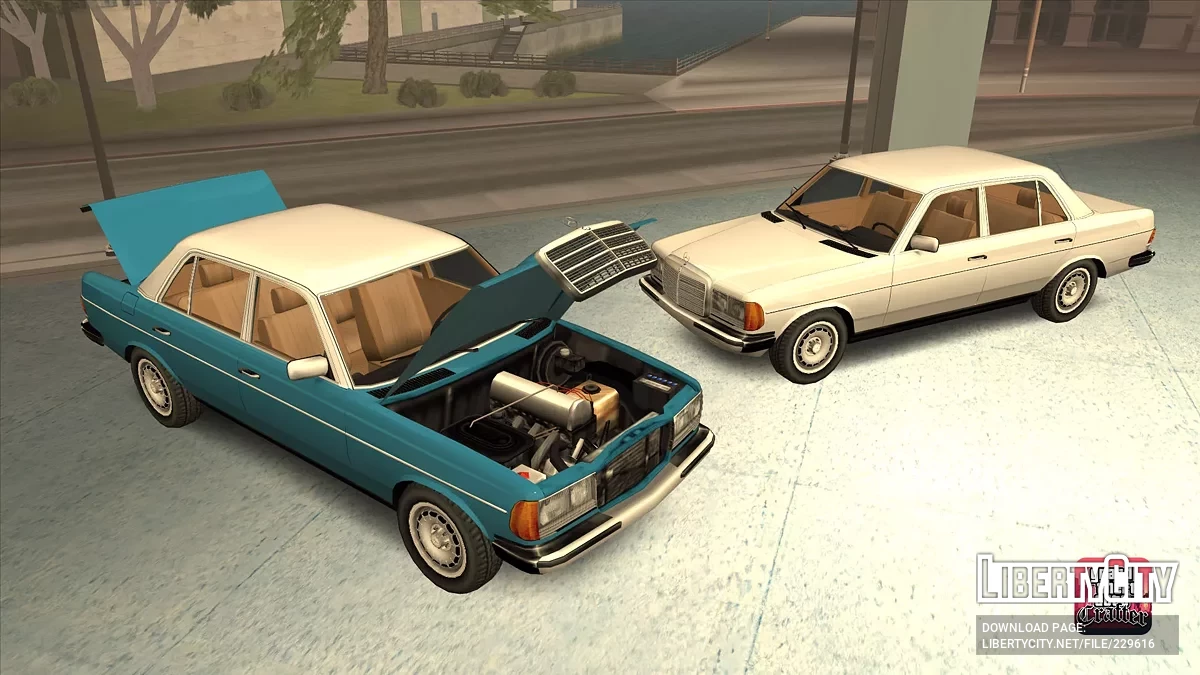1975-1986 Mercedes-Benz W123 (Lowpoly) / GTA San Andreas