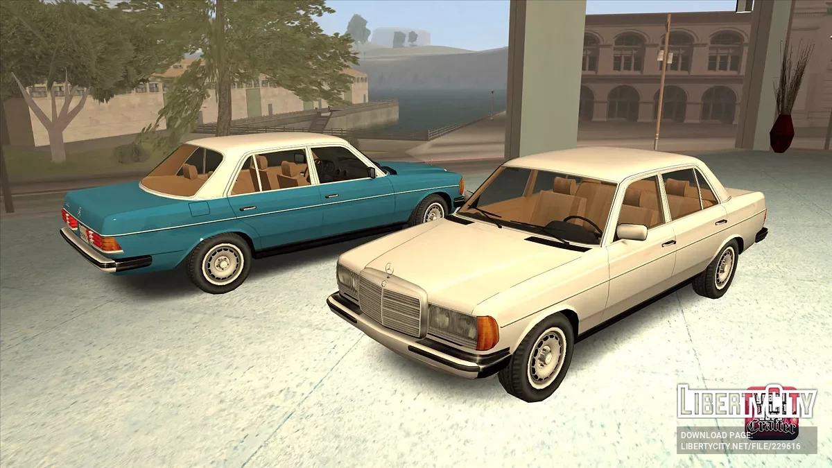 1975-1986 Mercedes-Benz W123 (Lowpoly) / GTA San Andreas