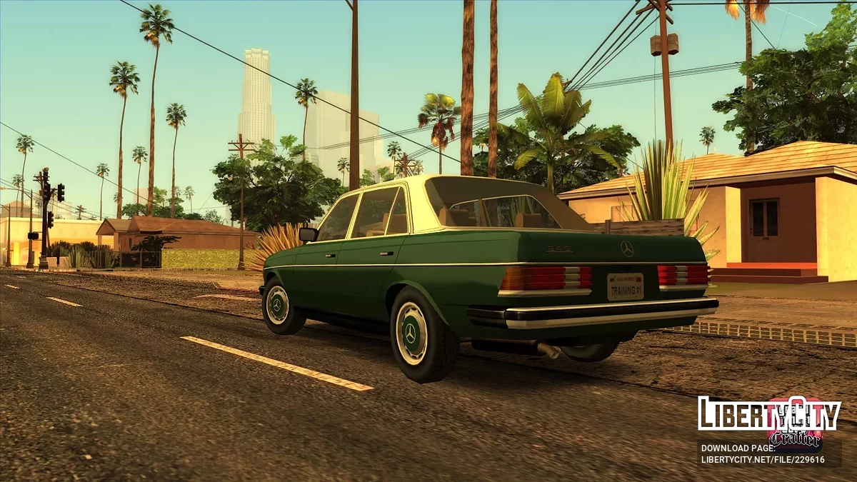1975-1986 Mercedes-Benz W123 (Lowpoly) / GTA San Andreas