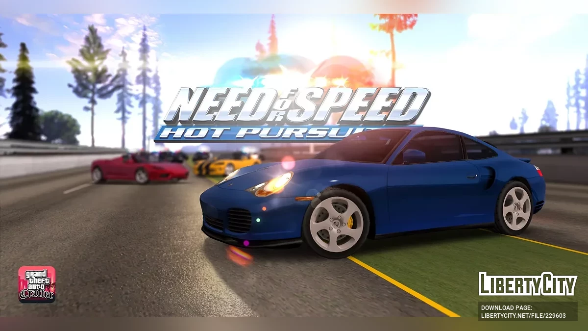2000 Porsche 911 Turbo (Lowpoly) / GTA San Andreas