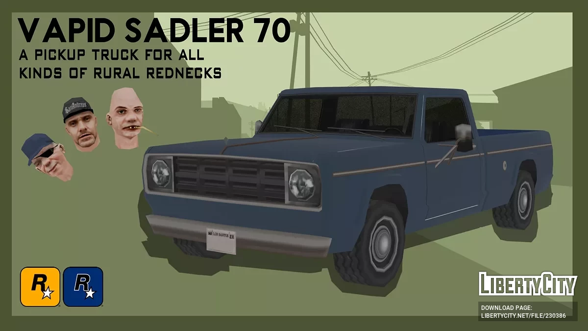 Vapid Sadler 1970 / GTA San Andreas