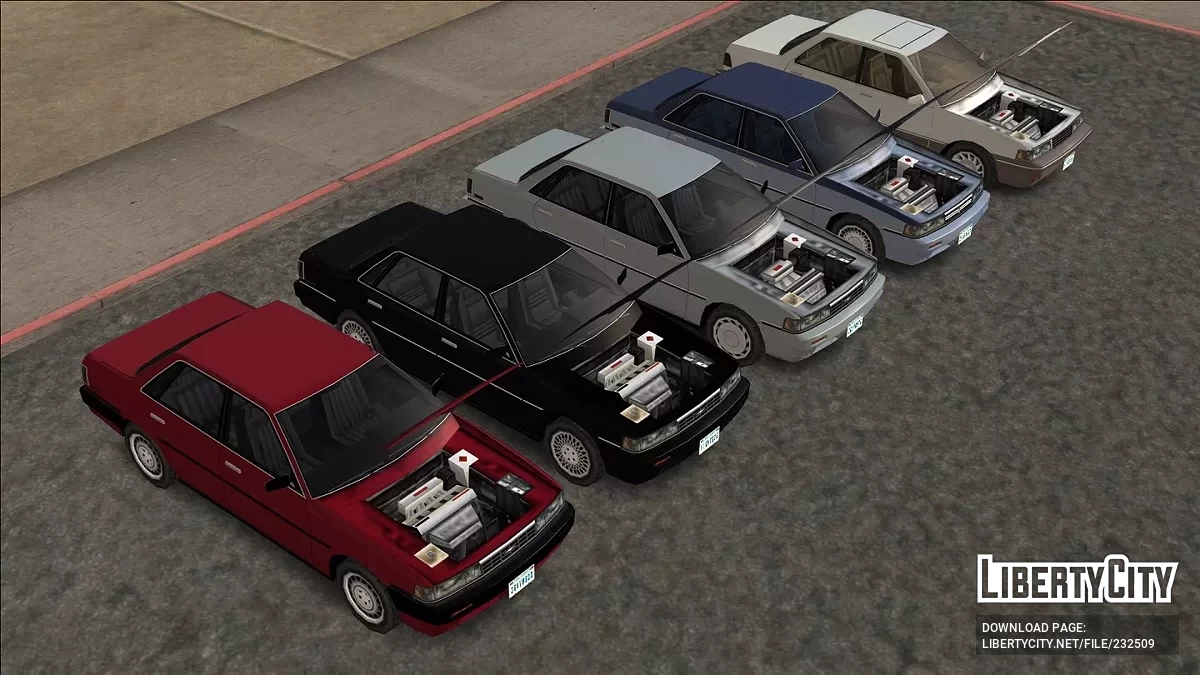 Пакет Asterope 87-91 (ремейк Primo в стиле SA+) / GTA San Andreas