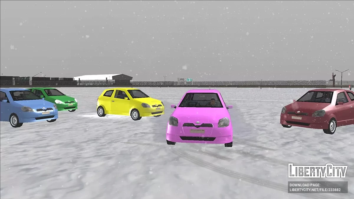 Karin Yannick 1997 года (стиль SA Toyota Yaris) / GTA San Andreas