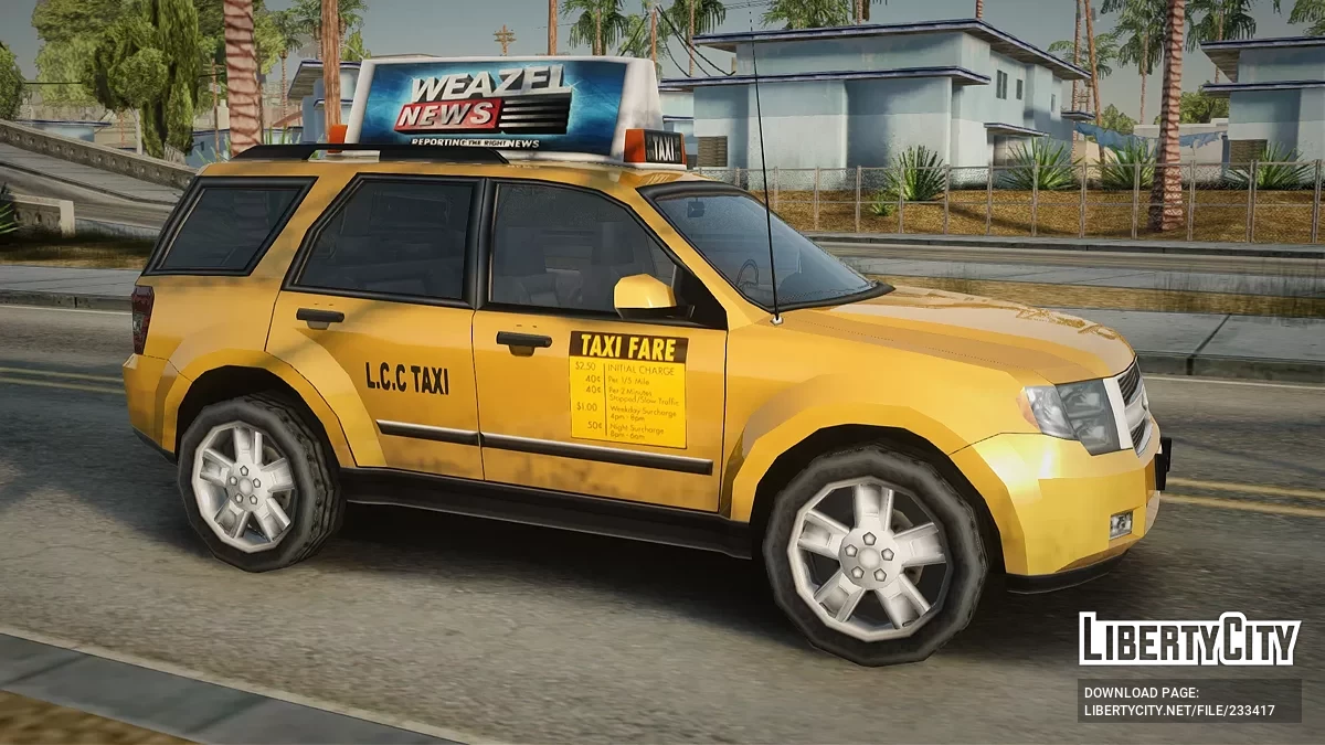 Vapid Chord Liberty City Taxi / GTA San Andreas