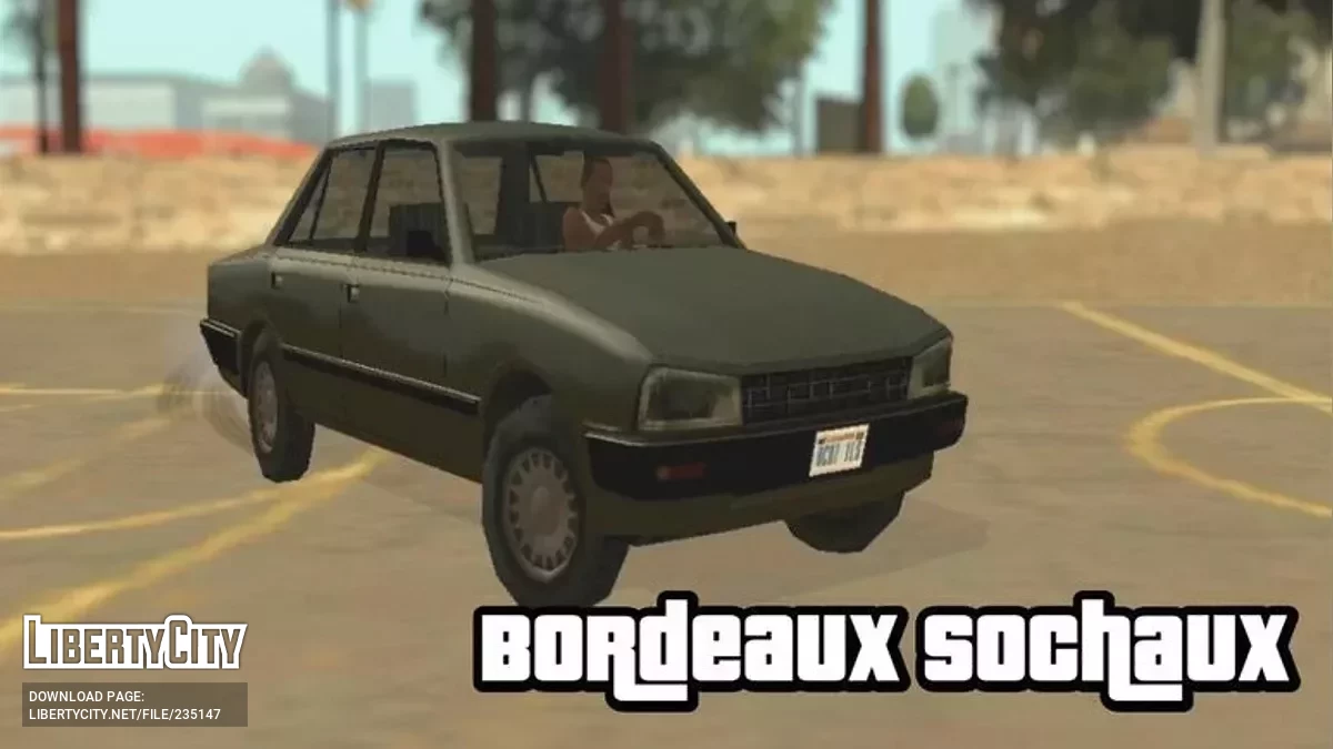 Bordeaux Sochaux (Sa-Style Peugeot 505) / GTA San Andreas