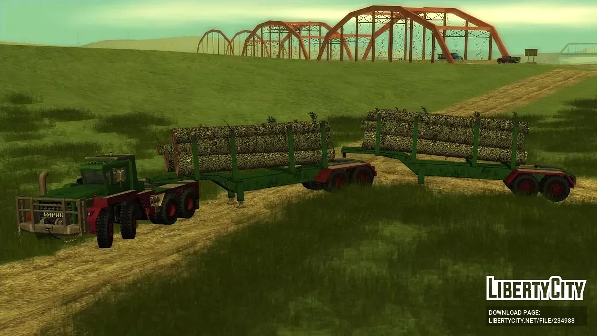 Прицепы HVY Impact и Log / GTA San Andreas