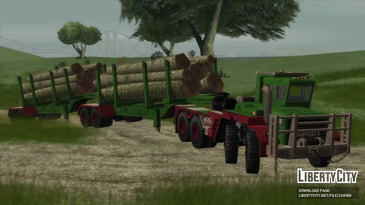 Прицепы HVY Impact и Log / GTA San Andreas