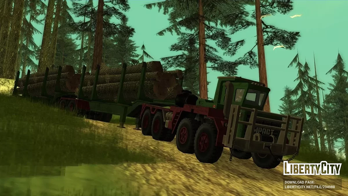 Прицепы HVY Impact и Log / GTA San Andreas