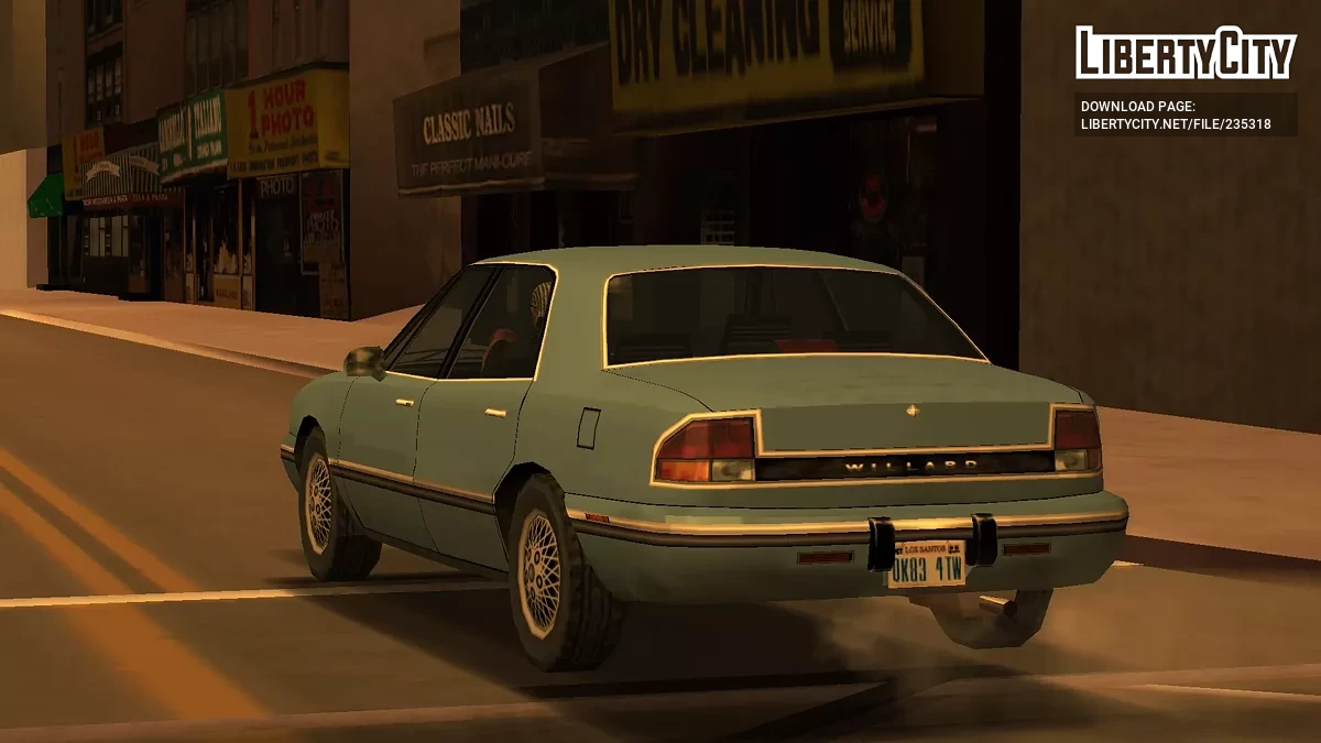 Willard Willard 500 1992 года (в стиле SA) / GTA San Andreas