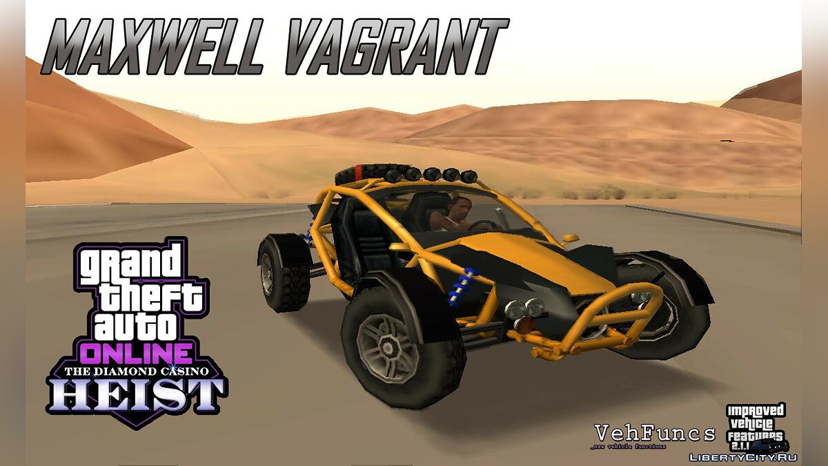 GTA V Maxwell Vagrant [SA Style] для GTA San Andreas - Картинка #1
